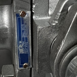 PN16 DN50 Zawór kulowy ze stali kwasoodpornej AISI 316, gniazdo PTFE