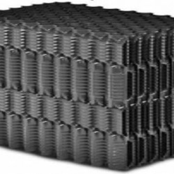 Zraszacz falisty w formie fali sinusoidalnej, ułożony we wzór szachownicy, Stagger S