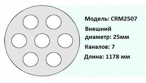 Ceramiczna membrana mikrofiltracyjna CRM2507-50KD