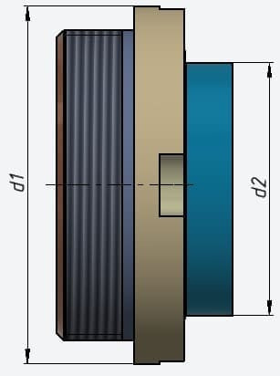 Uszczelnienie mechaniczne Cryostar R-MFLC12 27,5, PPCF/TC, VITON, 316
