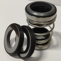 Podwójne Uszczelnienie mechaniczne wału R-208 20, SIC/SIC/SIC/SIC, VITON, 304