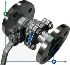 PN16 DN32 Zawór kulowy ze stali nierdzewnej AISI 316, gniazdo PTFE