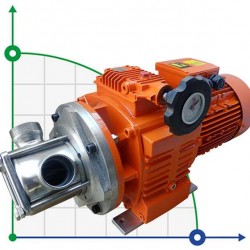 Pompa wirowa AlphaDynamic AD50/03/TR/DRP 4 kW z wariatorem mechanicznym, ruchoma, z ochroną przed suchobiegiem