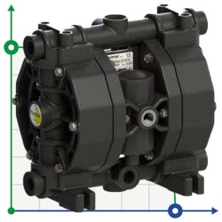 PHOENIX P65 PVDF ATEX pompa membranowa pneumatyczna