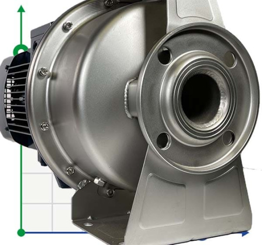 Pompa odśrodkowa monoblokowa ze stali nierdzewnej BZm 32-160/1,5 do brzeczki