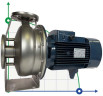 Pompa odśrodkowa monoblokowa ze stali nierdzewnej BZm 32-160/1,5 do brzeczki