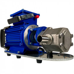 Pompa zębata ze stali nierdzewnej do pompowania cieczy lepkich WCB-75/220V 50Hz, 37,5 l/min, 30 m, AISI 304, 0,75 kW, 1400 obr./min, Ex