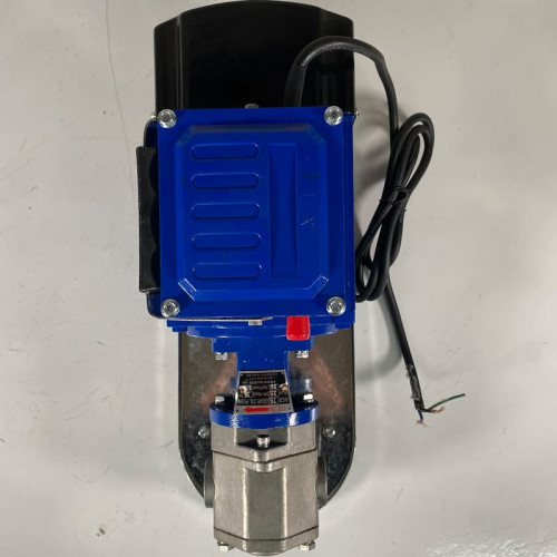 Pompa zębata ze stali nierdzewnej do pompowania cieczy lepkich WCB-75/220V 50Hz, 37,5 l/min, 30 m, AISI 304, 0,75 kW, 1400 obr./min, Ex