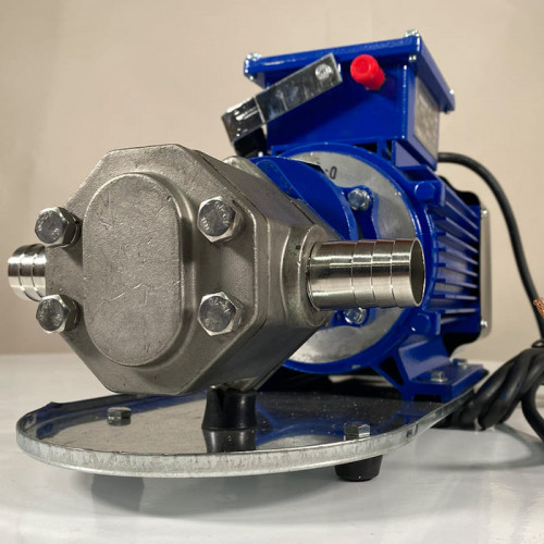 Pompa zębata ze stali nierdzewnej do pompowania cieczy lepkich WCB-75/220V 50Hz, 37,5 l/min, 30 m, AISI 304, 0,75 kW, 1400 obr./min, Ex