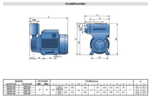 Pompa wirowa Pedrollo PKSm 70