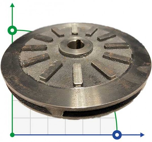 Wirnik do BTKF-K 32-125, 120mm