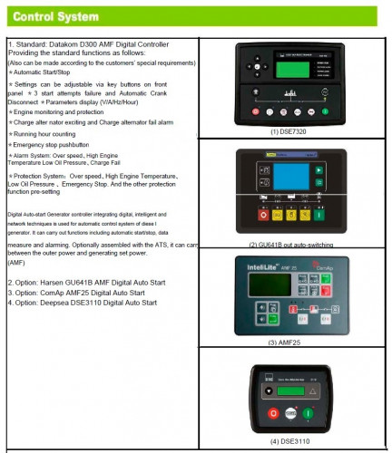 Przemysłowy generator diesla SOYGEN SG41R z ATS i silnikiem Ricardo 41kVA, 33kW, 380V/50HZ typ zamknięty