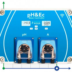 Automatyczny sterownik pH&Ec z pomiarem temperatury wody i pompą nawozową z Wi-Fi