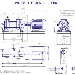 PW.1.21.1.1010 pompa próżniowa dwustopniowa