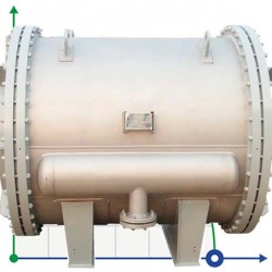 Spiralny wymiennik ciepła Detachable type Spiral heat exchanger, 100m2, AISI 316L