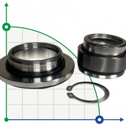 Uszczelnienie mechaniczne pompy FLYGT R-FL.NL 35, TC/TC, VITON, 304