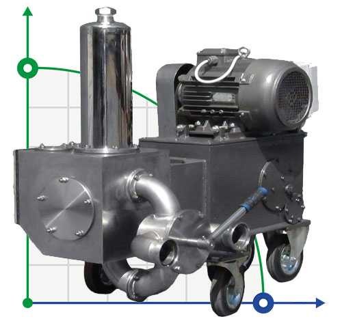 Pompa tłokowa BTS-PN-40 ze stali nierdzewnej