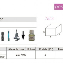 Pompa dozująca perystaltyczna AQUA PDP SIMPOOL PH-TEMP. 03-01 - 230V - SANTOPRENE KOMPLETNY BIAŁY