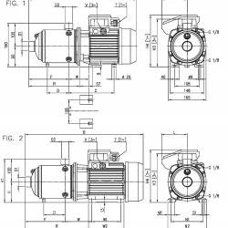 Pompa wielostopniowa pozioma Ebara MATRIX/I 10-4T/1,5, 380V