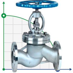PN16 DN40 Zawór kołnierzowy ze stali nierdzewnej AISI 316, Seal AISI 316