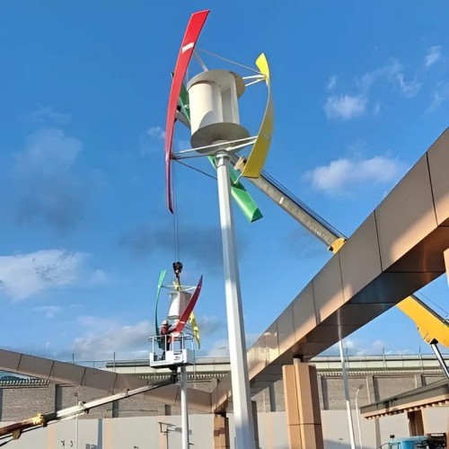 Turbina wiatrowa typu X RX-XV10K 10 kW pionowa