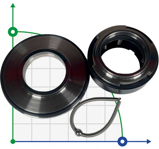Uszczelnienie mechaniczne do pompy FLYGT typ R-FL.NU 45 wał TC/TC, VITON, 304