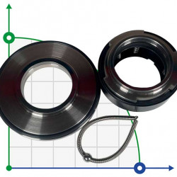 Uszczelnienie mechaniczne do pompy FLYGT typ R-FL.NU 45 wał TC/TC, VITON, 304
