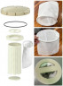 Precyzyjny filtr chemiczny z PVDF serii QH-1004-180-PUVU-OJAZ-S + MD-P-257-SSV-5V38BAY-S, filtr workowy, odporny na kwasy i zasady