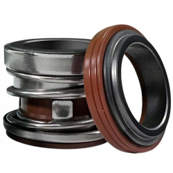Uszczelnienie mechaniczne wału pompy R-104 25, SIC/SIC, VITON, 304