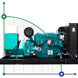 Przemysłowy generator diesla XHYW-350GF z ATS, silnik Weichai 400kVA, 350kW, 380V/50HZ typ otwarty