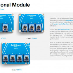 Dodatkowy moduł z dwiema pompami do dozowania nawozów i składników odżywczych z Wi-Fi