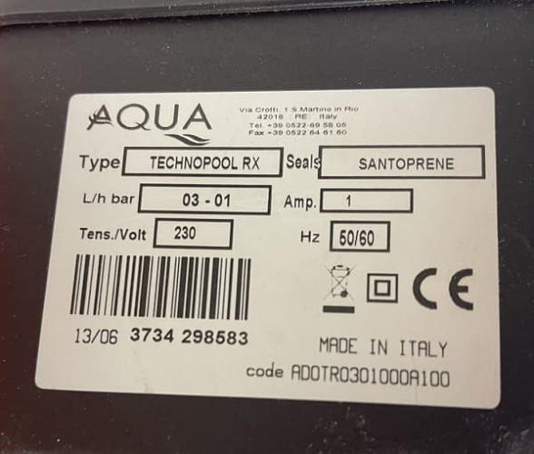 Pompa perystaltyczna TECHNOPOOL RX 3-1 230V Santoprene ze zintegrowanym sterownikiem RX