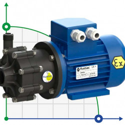 Pompa ze sprzęgłem magnetycznym FLUIMAC COMPASS CM 4 PVDF, 0,12 kW, 380 V, Ex