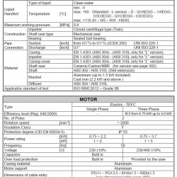 Pompa Ebara 2CDX 70/15, 380V
