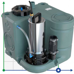 Urządzenie do podnoszenia ścieków z pompą zanurzeniową i panelem sterowania AIZL-SC 1100 W, 18/17,5, 1,1 kW, 220 V, 2800 obr./min