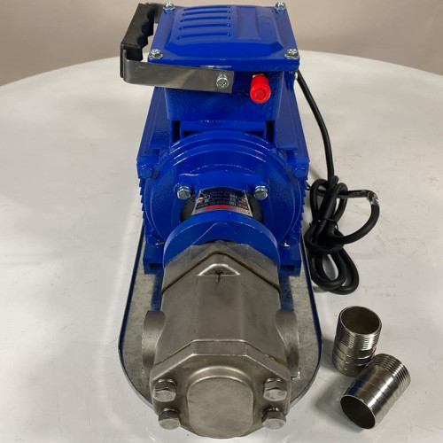 Pompa zębata ze stali nierdzewnej do oleju napędowego WCB-100/220V 50Hz, 100 l/min, 30 m, AISI 304, 1,1 kW, 2900 obr./min, Ex