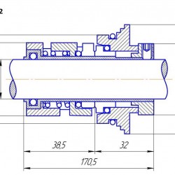 Uszczelnienie mechaniczne Grundfos HQQE CR/CRN/CRI 32...150 art. 96525458