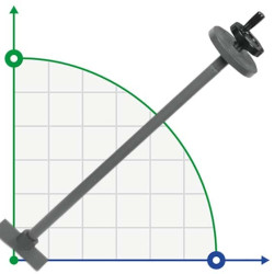 Mieszalnik ręczny do chemii AQUA AG-MAN-PVC-60, ADAGMP06