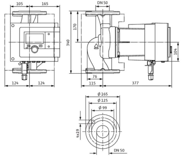 Wilo-Stratos MAXO 50/0,5-16-R7 pompa obiegowa 