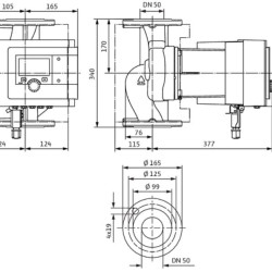Wilo-Stratos MAXO 50/0,5-16-R7 pompa obiegowa