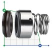 Uszczelnienie pompy R-BT-RN3.NU 22, CAR/SIC, EPDM, 304