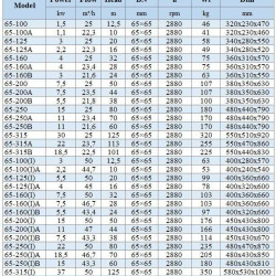 BGWH 65-315(I)A (46,5/110), 30kW, 2880 - pompa ze stali nierdzewnej pozioma