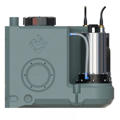 Podnośnik KNS solo do domków letniskowych, domów prywatnych z dwiema pompami i panelem sterowania AIZL-1100W Double, 27/13, 1,1 kW, 220V, 2800 obr./mi