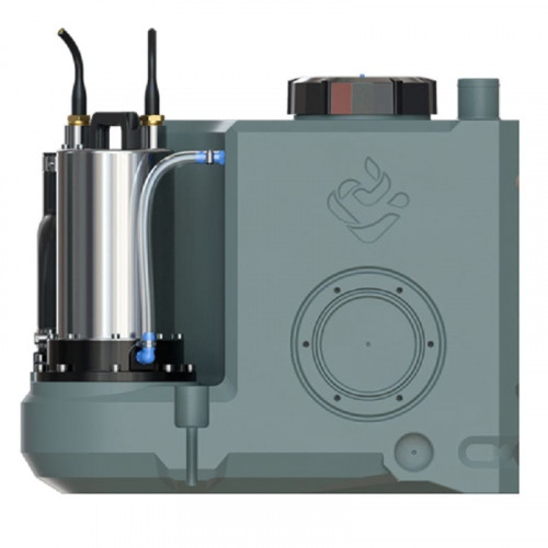 Podnośnik KNS solo do domków letniskowych, domów prywatnych z dwiema pompami i panelem sterowania AIZL-1100W Double, 27/13, 1,1 kW, 220V, 2800 obr./mi