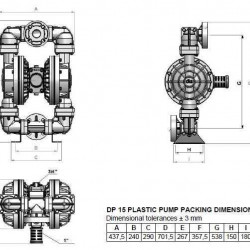 Przeciwwybuchowa pompa membranowa DP 15 PP/T