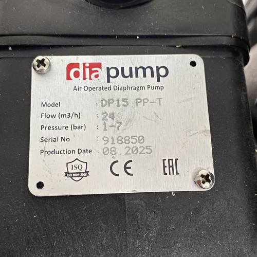 Przeciwwybuchowa pompa membranowa DP 15 PP/T