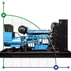 Przemysłowy generator diesla XHYW-600GF z ATS, silnik Weichai 700kVA, 600kW, 380V/50HZ typ otwarty