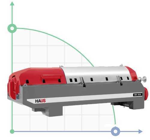 wirówka dekantacyjna HAUS DDE 3542 do płuczek wiertniczych