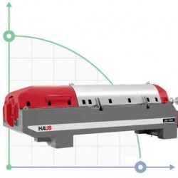 wirówka dekantacyjna HAUS DDE 3542 do płuczek wiertniczych