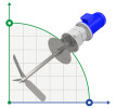 Mieszadło łopatkowe MH 6005200, 200 obr/min, 3,0 kW